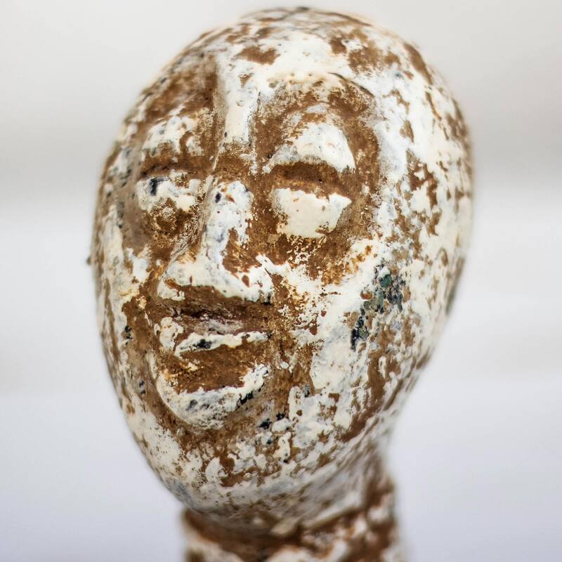 Novica Handmade Jolly Head Ceramic Sculpture