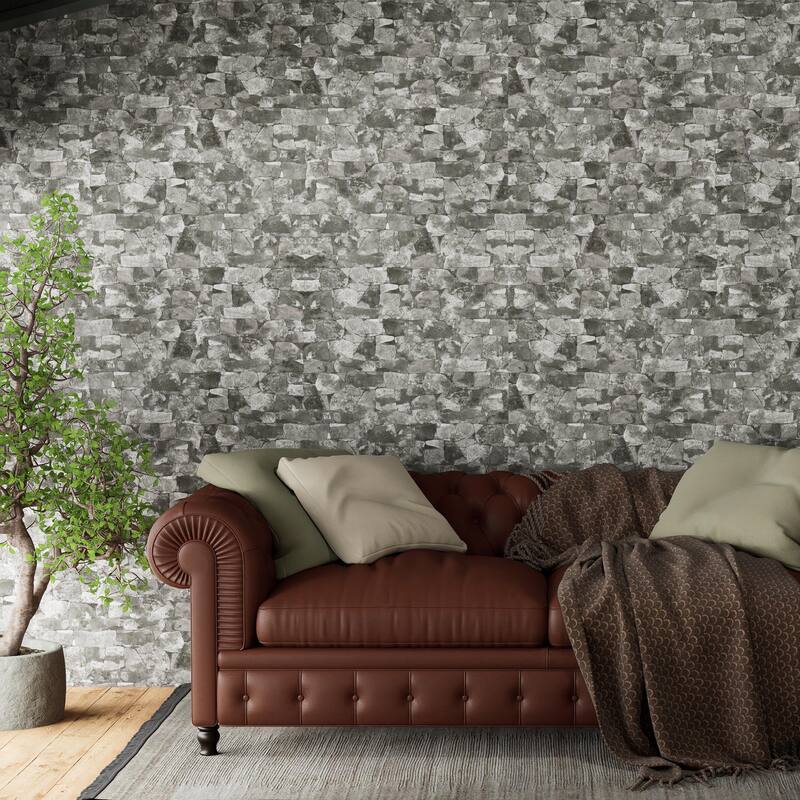 Merola Tile Caldera Vulcano Ash 12-5/8" x 25-1/8" Porcelain Floor and Wall Tile