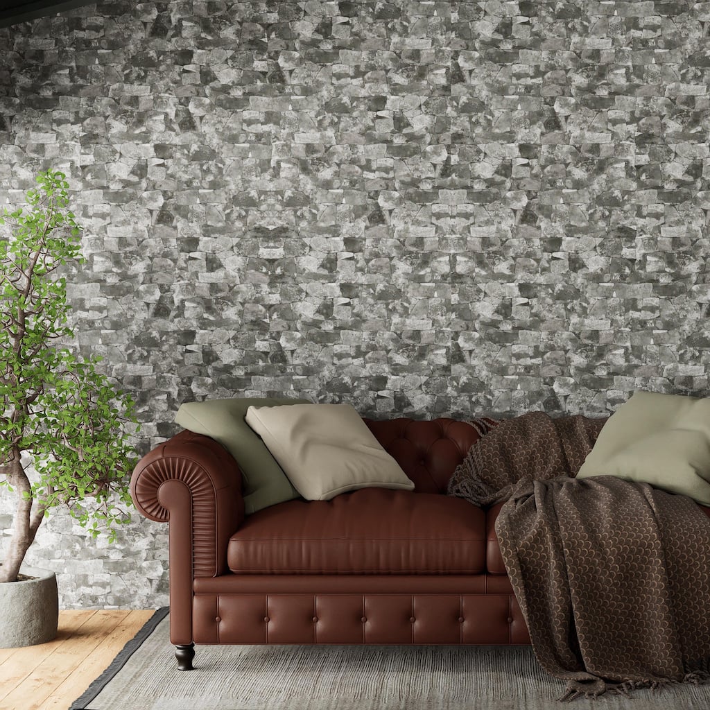 Merola Tile Caldera Vulcano Ash 12-5/8" x 25-1/8" Porcelain Floor and Wall Tile