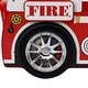 preview thumbnail 9 of 9, Wood Little Heroes Fire Truck Bed,Twin Size