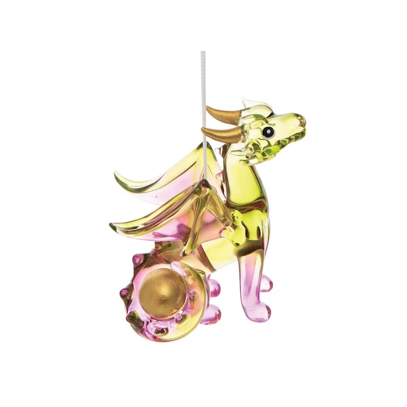 Baby Dragon Ornament Set of 3 - 3"-4" x 2" x 3"