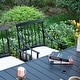 preview thumbnail 37 of 38, MAISON ARTS 7-Piece Patio Dining Set Steel Panel Table & 6 Dining Arm Chairs
