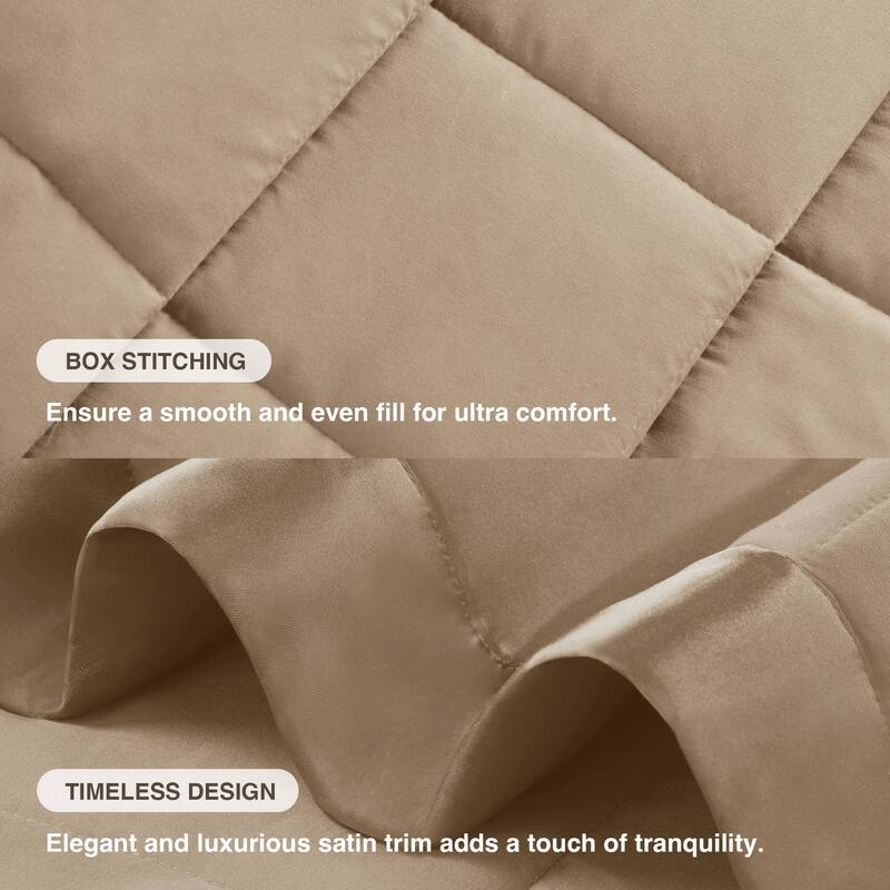 Madison Park Prospect Lightweight Down Alternative Blanket with Satin Trim