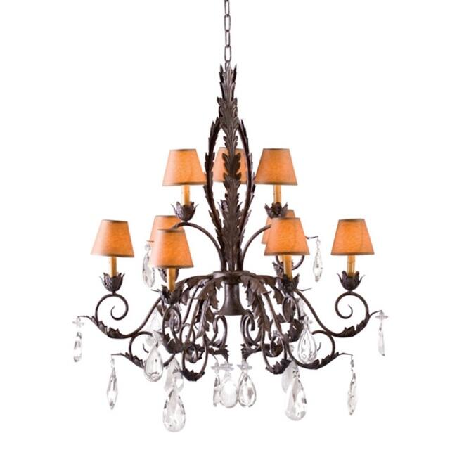 Meyda Tiffany 119077 Country French 9 Light 36" Wide Crystal