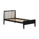 preview thumbnail 6 of 24, Max and Lily Scandinavian Twin-Size Bed with Slatted Headboard