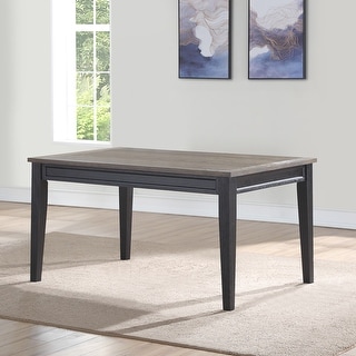 Ralston Two-Tone Ebony and Driftwood Dining Table by Greyson Living