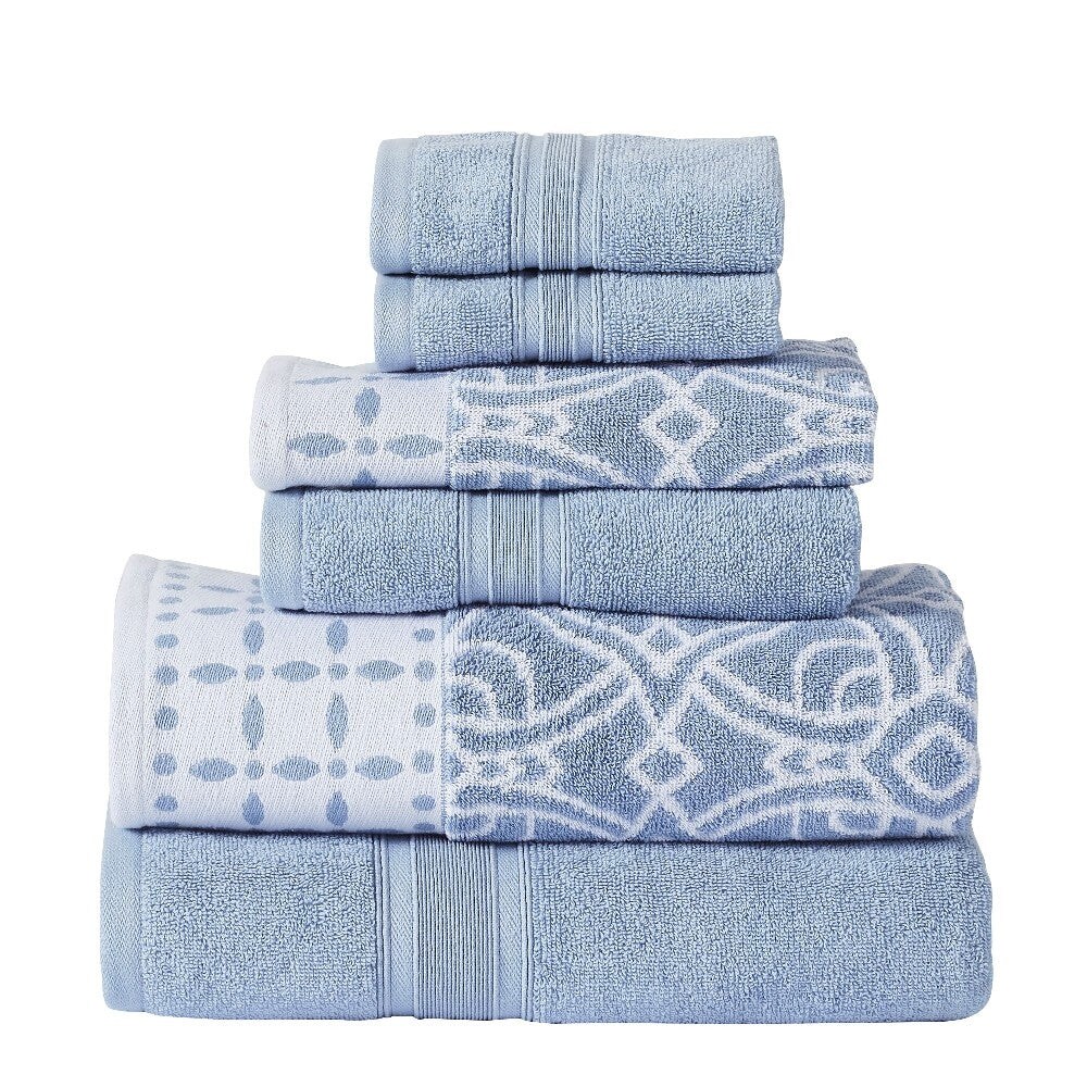 https://ak1.ostkcdn.com/images/products/is/images/direct/2d1a3dc1aa1d61f79d409cf6cc63226b1259ec55/Veria-6-Piece-Towel-Set-with-Floral-and-Geometric-Motif-Pattern-The-Urban-Port%2C-Blue.jpg