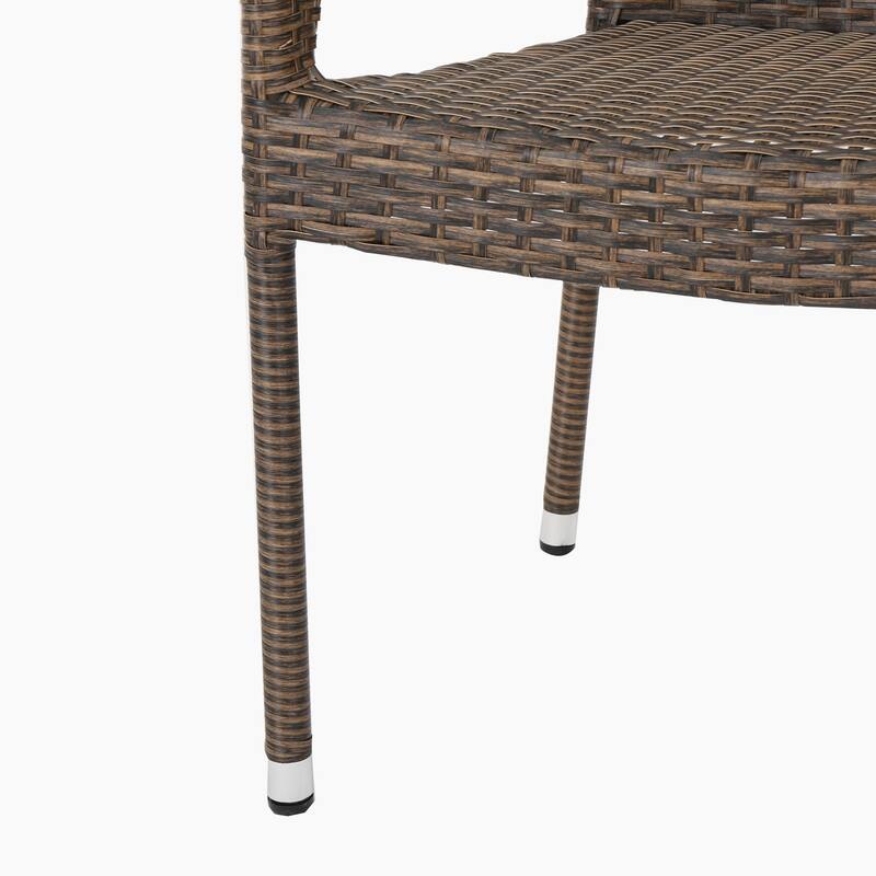 Christopher Knight Home Cliff Outdoor Wicker Chairs Set