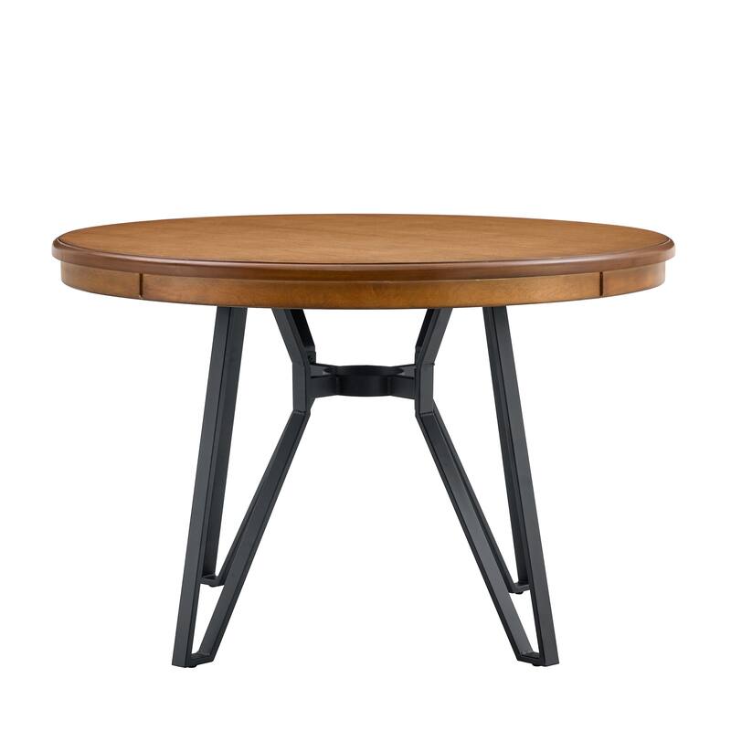 Round Dining Table Round Dining Table， Mid-Century Modern Dining Table for Home, Kitchen, Apartment