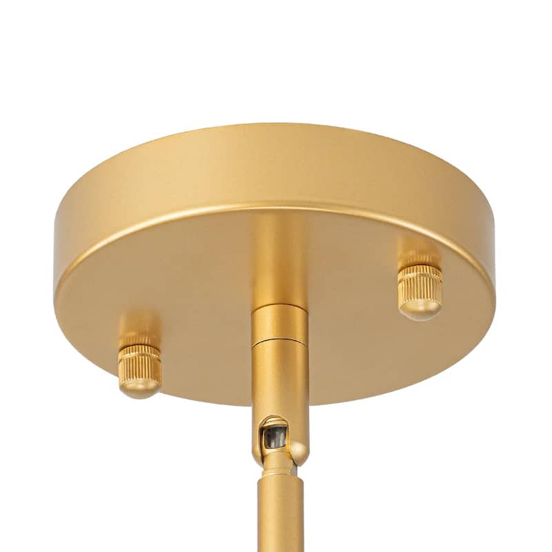 Mid-Century Tiered Milky Glass Globe Sputnik Bubble Ceiling Light