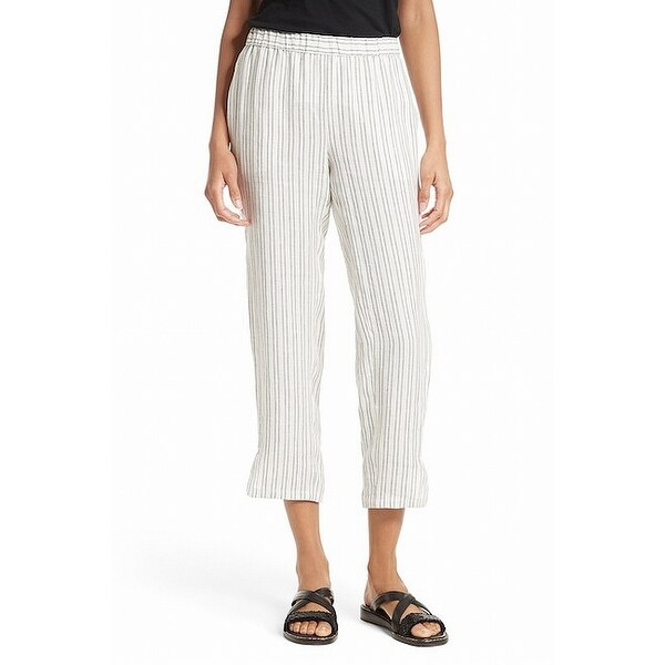blue and white striped pants womens