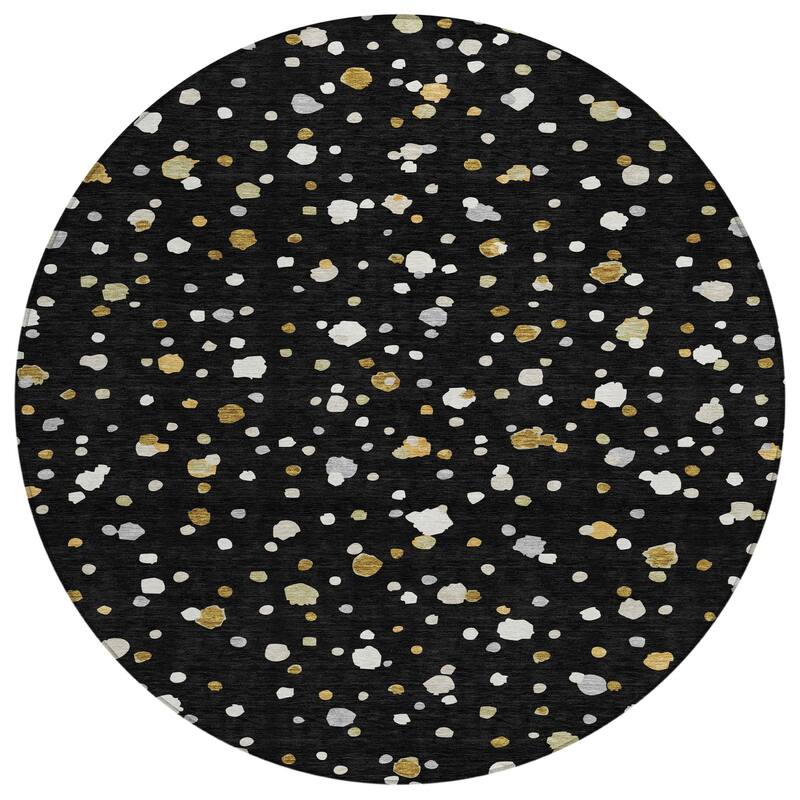 Machine Washable Indoor/ Outdoor Contemporary Sheinelle Chantille Rug