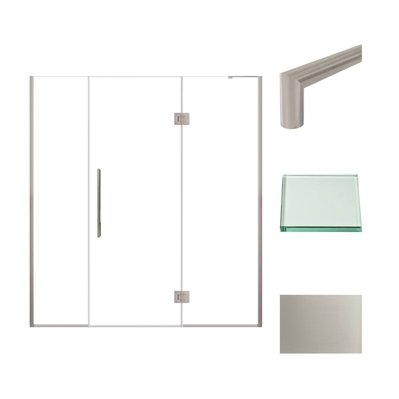 Transolid EHTF71297610C-T Elizabeth 76" High x 71" Wide Hinged Semi