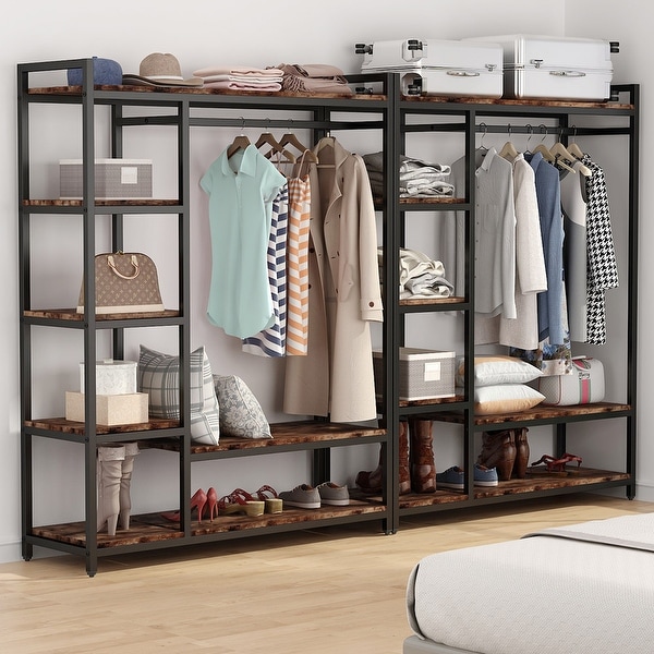 Freestanding Closet Organizer with Shelves On Sale Bed Bath
