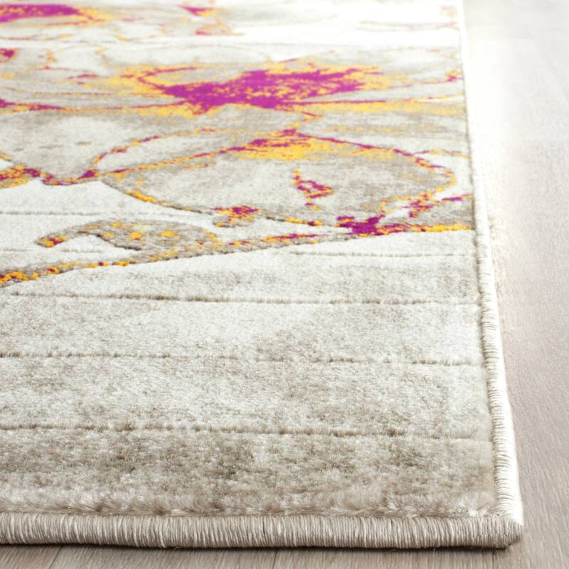 SAFAVIEH Porcello Adelphine Modern Watercolor Floral Rug
