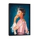preview thumbnail 1 of 7, iCanvas "Rihanna" by Salma Nasreldin Framed Canvas Print