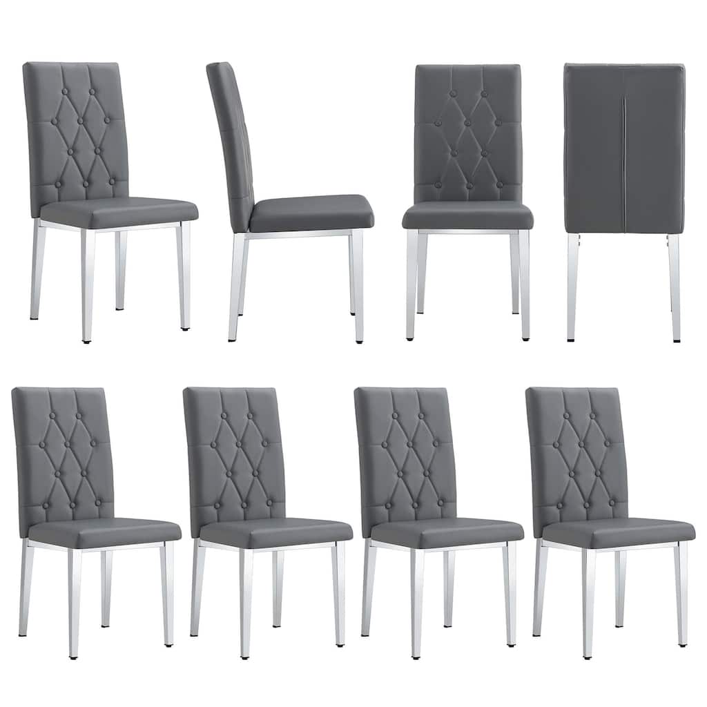 Upholstery Dining Chairs Set of 8