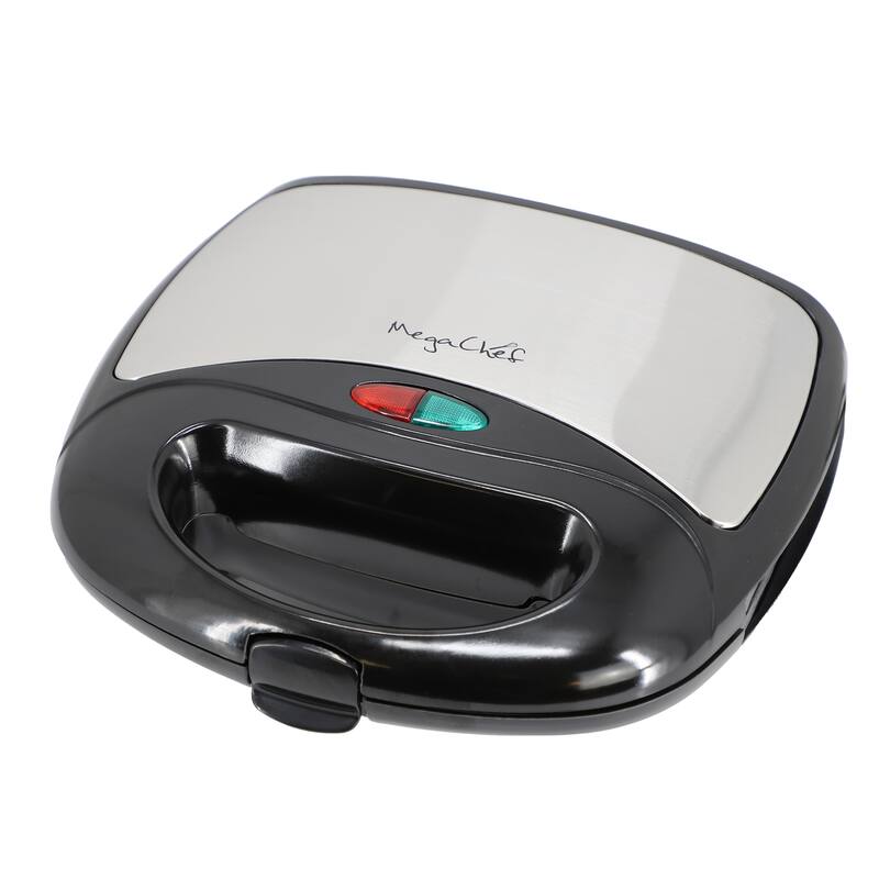 Electric Compact Non-Stick Plate Cool-Touch Handle Indicator Lights Sandwich Maker