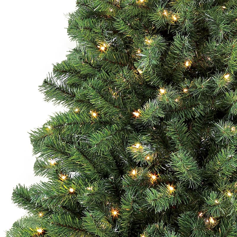 Puleo International Pre-Lit 4.5' Pencil Northern Fir Artificial Christmas Tree