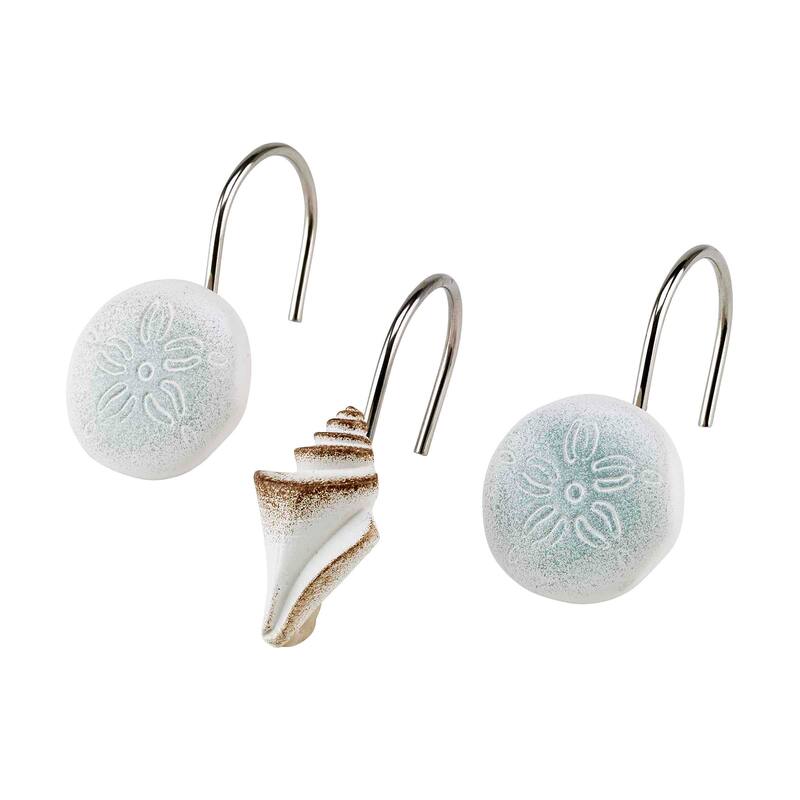 Avanti Linens Farmhouse Shell Shower Hooks - Multicolor