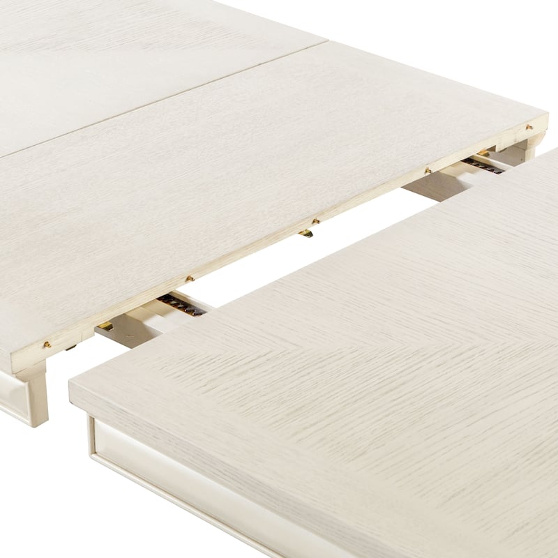 Furniture of America Chase Modern 90-inch Wood Extendable Dining Table with 18-inch Leaf
