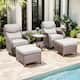 Option Brown Wicker / Beige Cusion