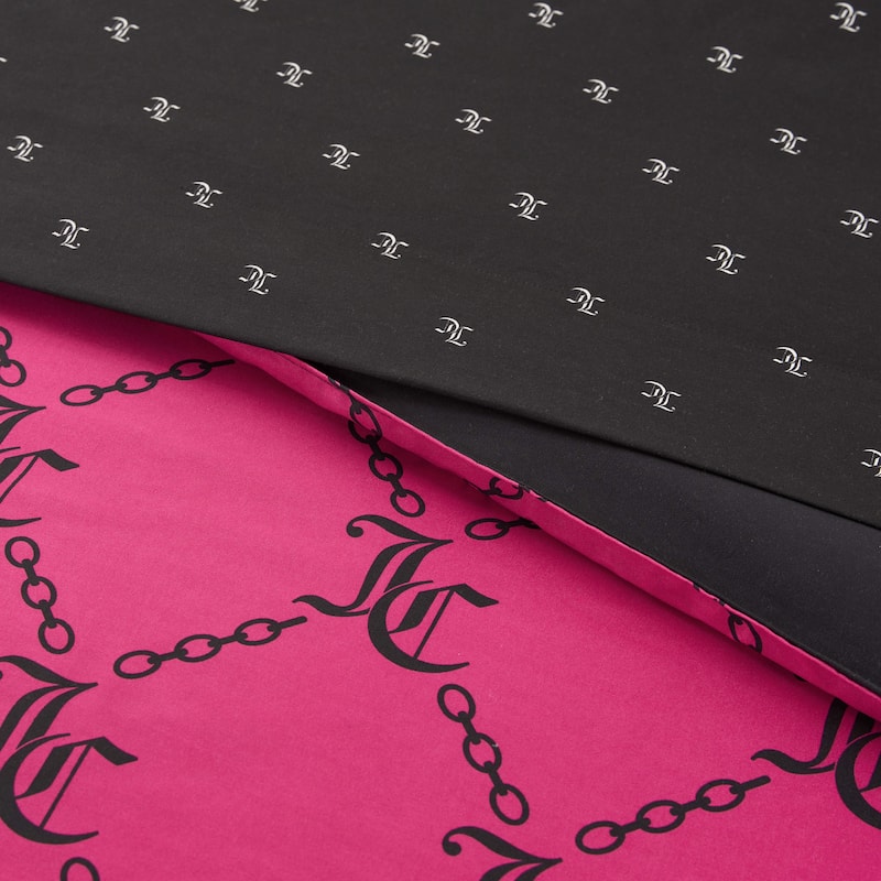 Juicy Couture Link Printed Bed-in-a-Bag Comforter Set