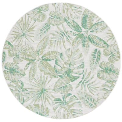 SAFAVIEH Courtyard Mariyam Indoor/Outdoor Tropical Rug