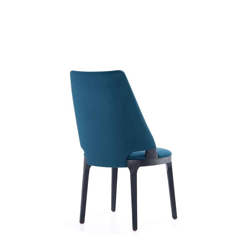 Manhattan Comfort Kara Modern Velvet Upholstered Dining Chair Set