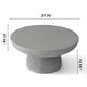 preview thumbnail 2 of 27, Round Coffee Tables Accent Center Table