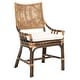 preview thumbnail 5 of 34, SAFAVIEH Donatella Coastal Rattan Cushion Chair - 22" W x 24" L x 37" H