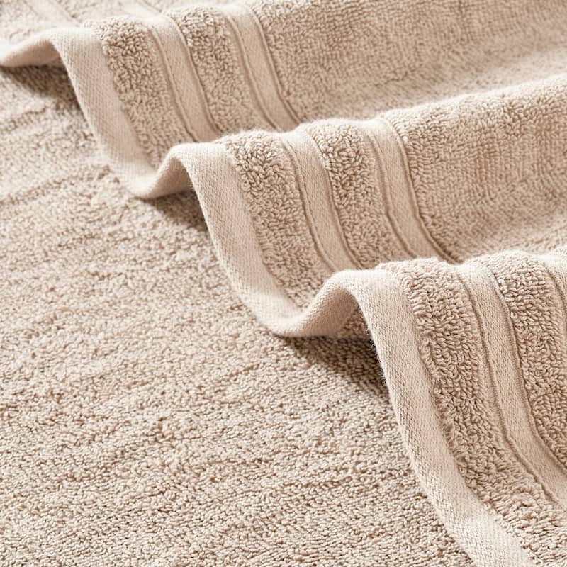 Modern Threads Damask Jacquard 6-piece Embellished Border Towel Set