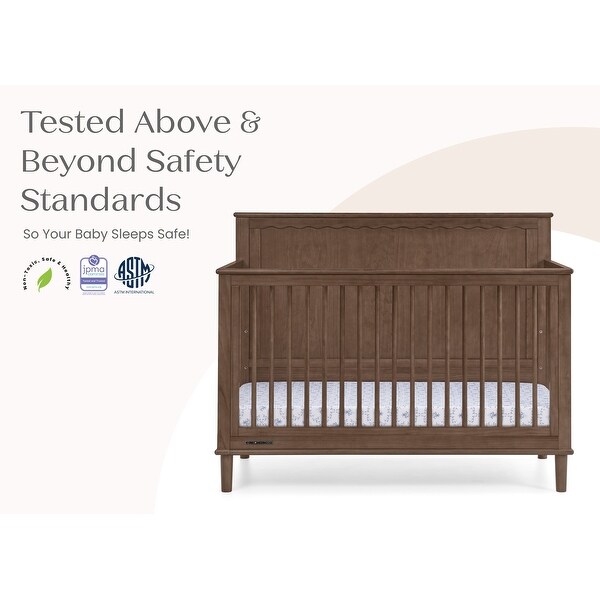 Penelope 6-in-1 Convertible Crib - Greenguard Gold Certified - Bed