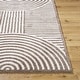 preview thumbnail 3 of 33, Livabliss Scandinavian Fossay Shag Stripe Washable Area Rug