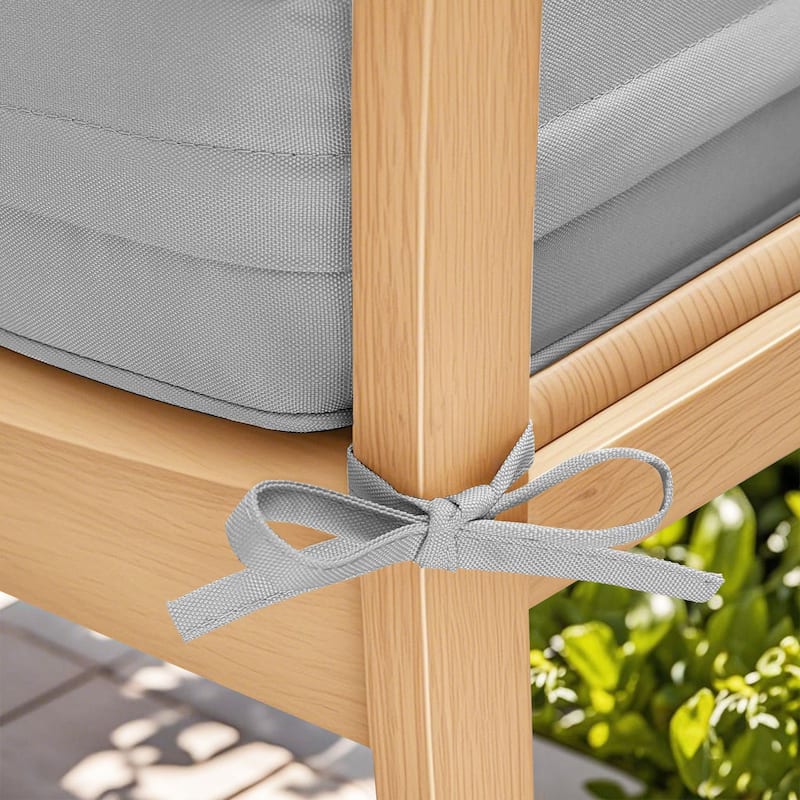 24"x24"x5"Waterproof Outdoor Deep Seat Cushion Set for Patio Furniture