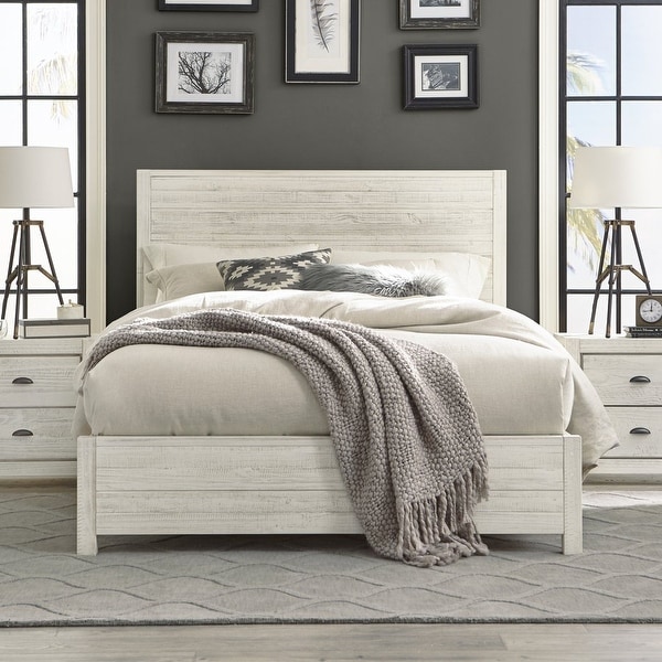 Grain Wood Furniture Montauk Queen Solid Wood Panel Bed. Opens flyout.
