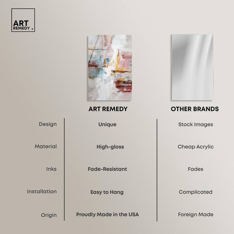 Warmth and cool I Acrylic by Art Remedy, Ready to Hang