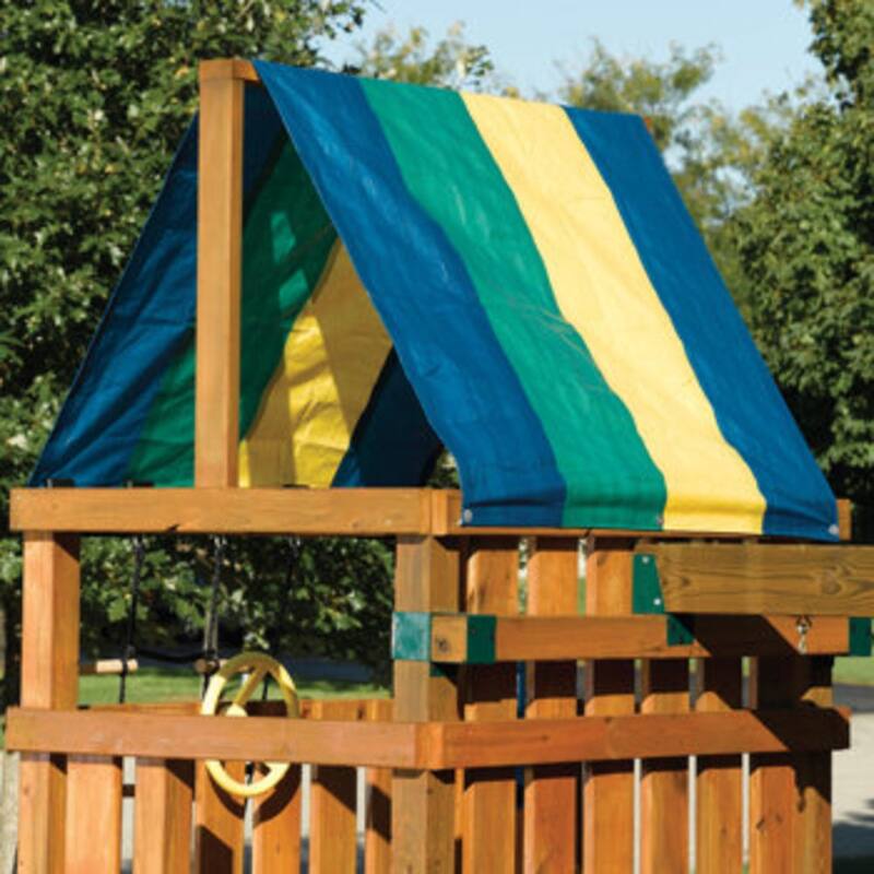 Swing-N-Slide Multi-Color Swing Set Tarp - 52" x 90"