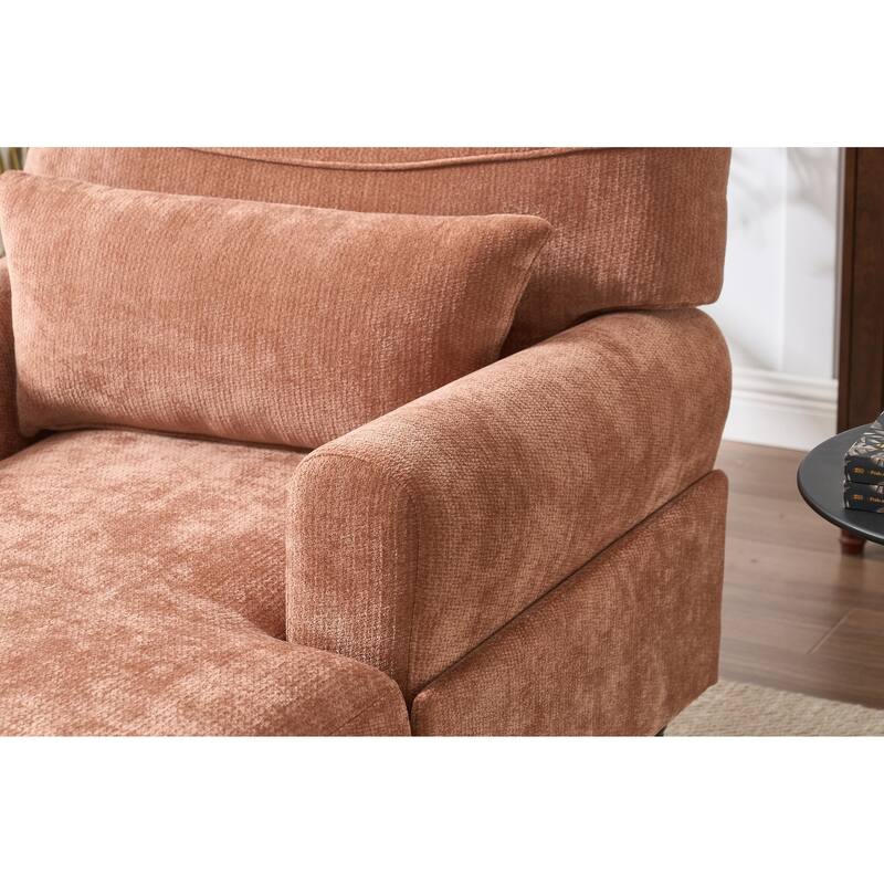 Modern Chaise Lounge,Upholstered Indoor Leisure Sofa Recliner,Chair Sleeper