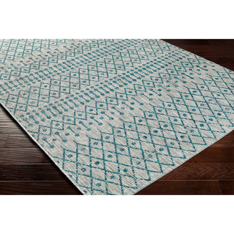 Livabliss Elpida Indoor/ Outdoor Moroccan Stripe Area Rug