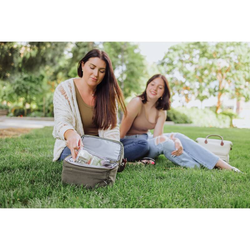 Oniva Urban Lunch Bag Cooler, (Green with Brown Accents) - Green