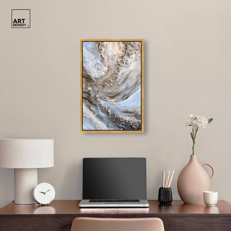 Effervescent Earth III Canvas by Art Remedy