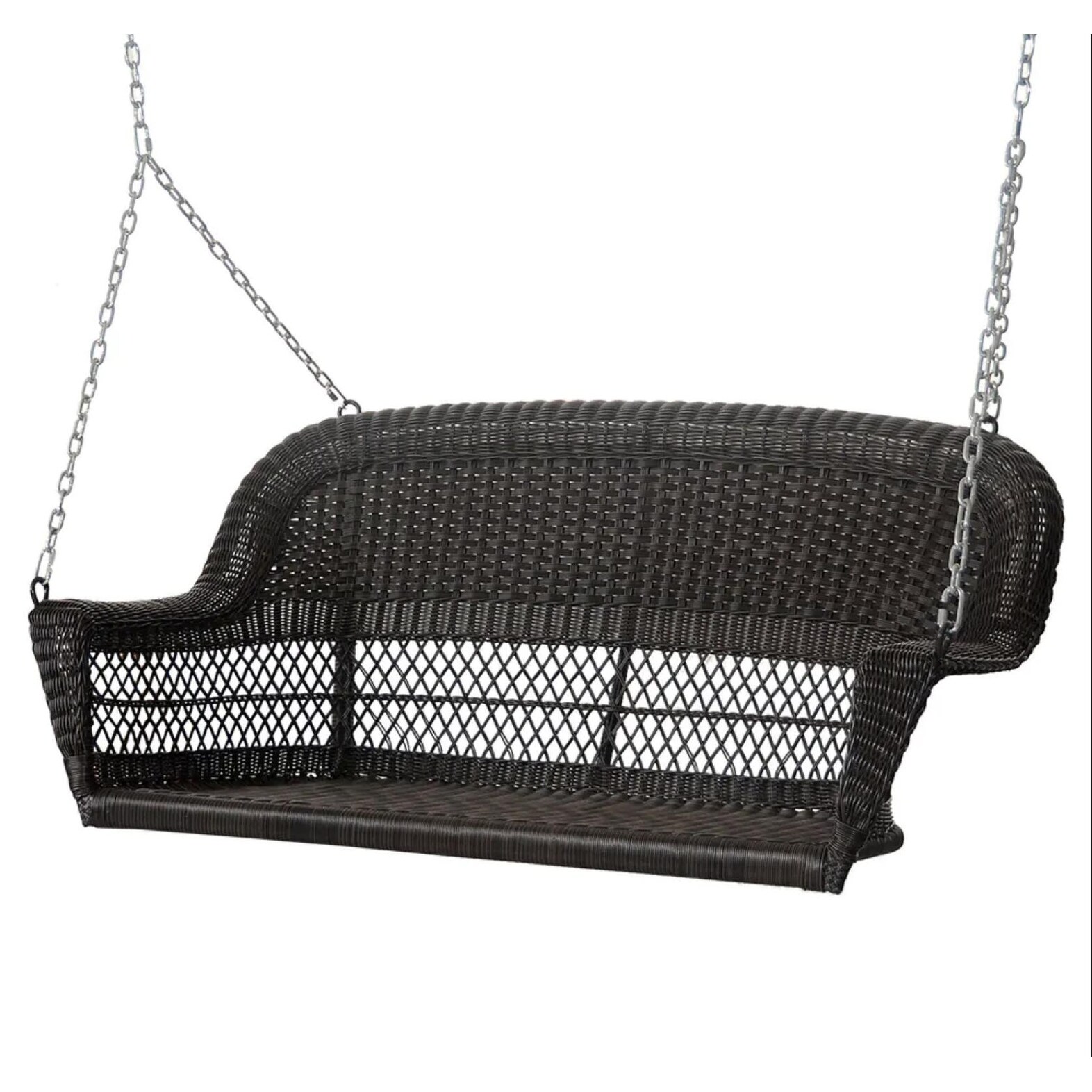 Resin wicker porch clearance swing