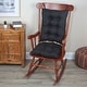 preview thumbnail 6 of 7, Klear Vu Non-Slip Omega Jumbo Rocking Chair Cushion Set