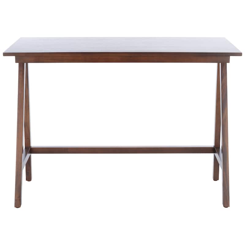 SAFAVIEH Irva Mahogany Wood Writing Desk - Walnut