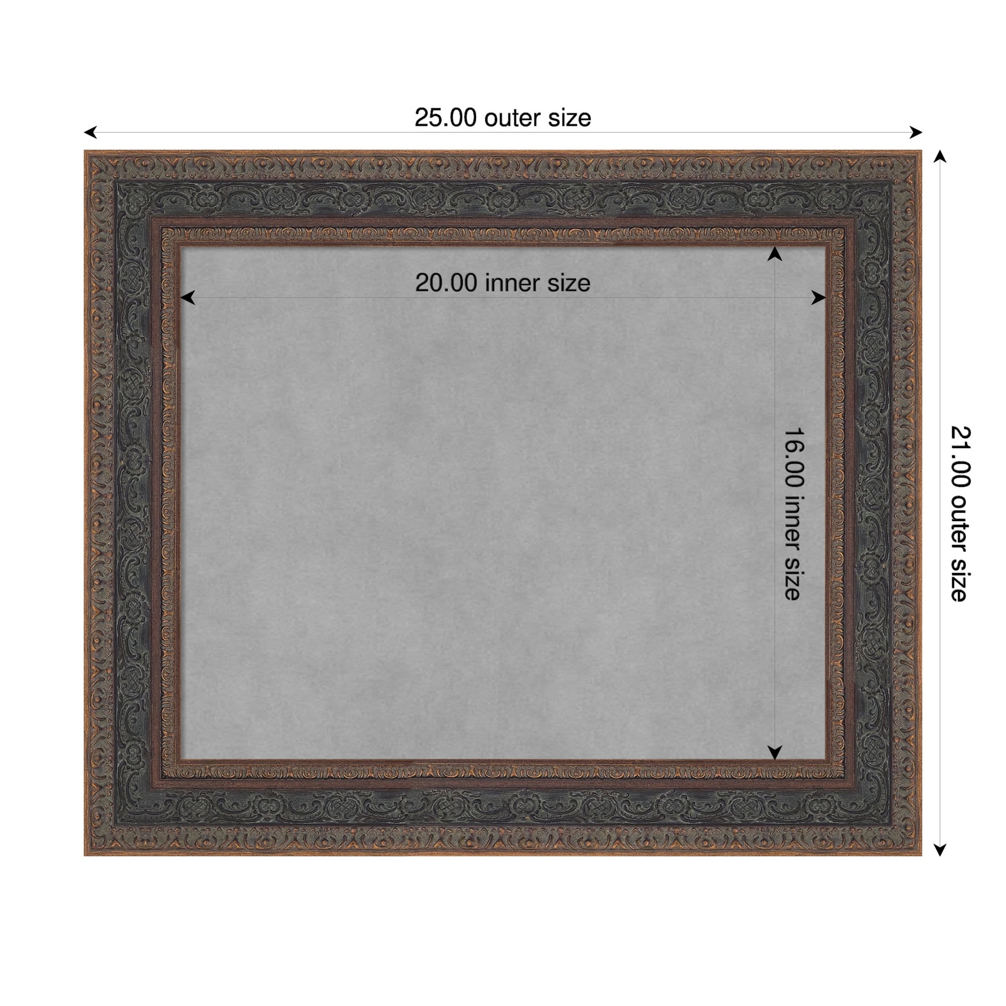 Amanti Art Attic Aged Black Framed