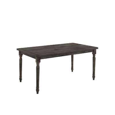 Claudia Ii Weathered Gray Finish Dining Table,Not Included Chairs