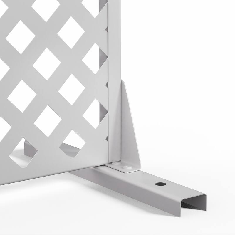 Outdoor Privacy Screen Metal Privacy Screen Panel Free Standing - 72*35