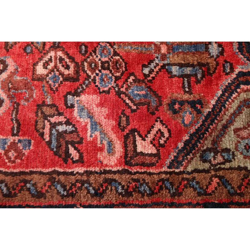 ECARPETGALLERY Hand-knotted Sarabi Red Wool Rug - 5'0 x 6'6