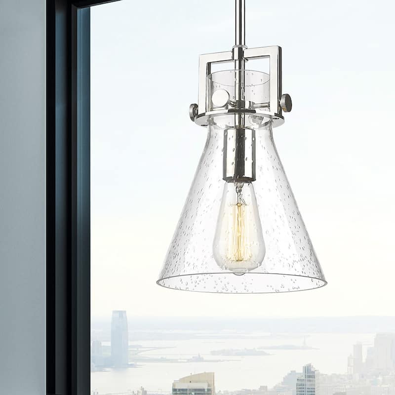 Innovations Lighting Newton Cone - 1 Light 8" Stem Hung Pendant